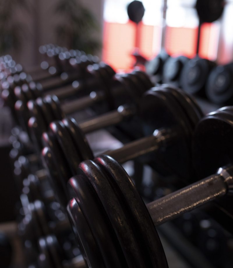 Hanteln im Fitnessstudiobei Physio Gamradt in Hessisch Lichtenau