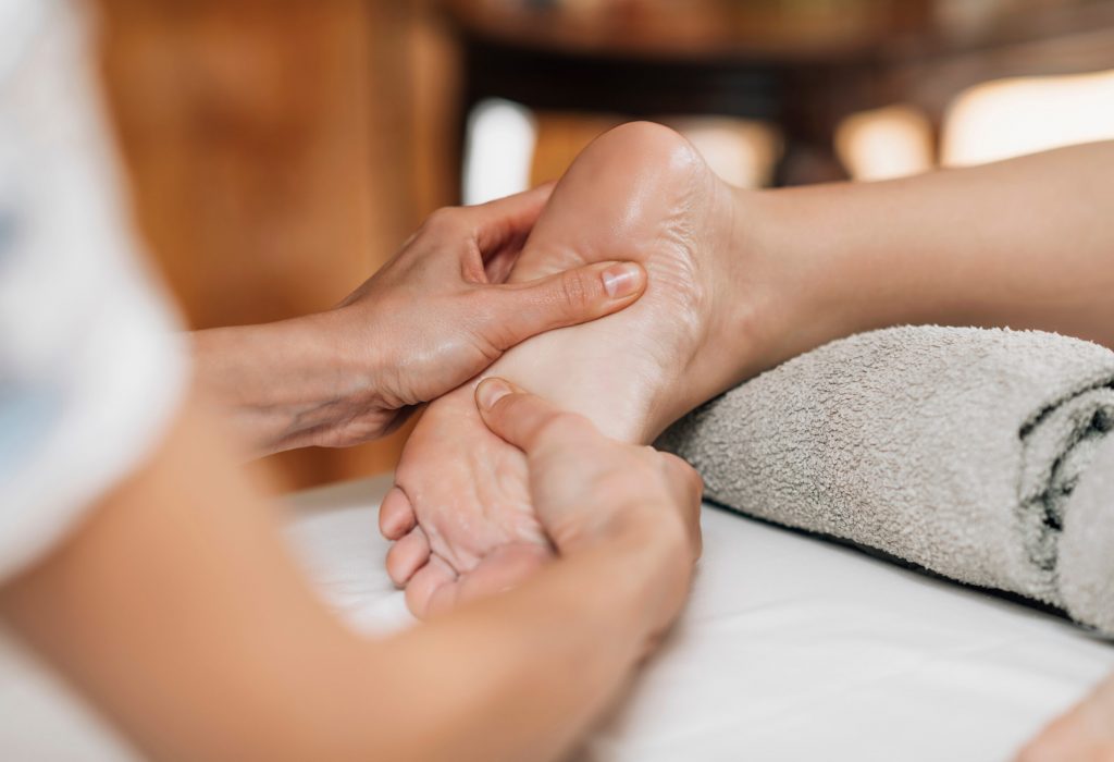 Ayurvedische Fußmassage