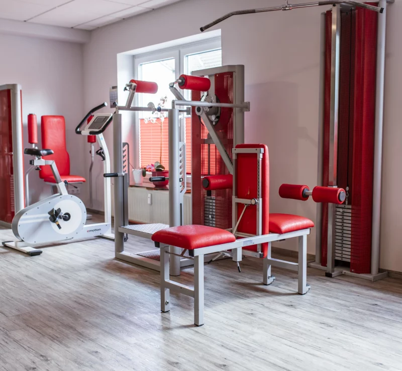 Sportgeräte im Fitnessstudio in Hessisch Lichtenau
